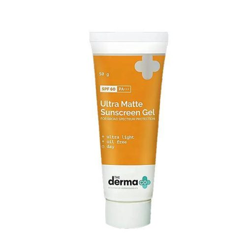 The Derma Co Ultra Matte Sunscreen Gel SPF 60 P+++ 50g